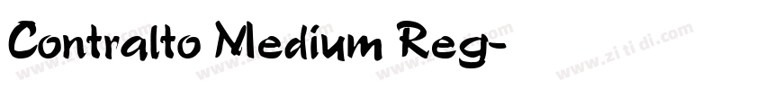 Contralto Medium Reg字体转换